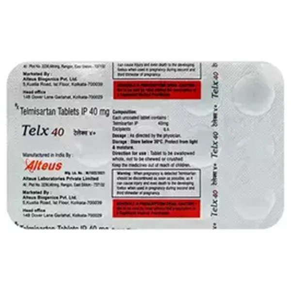 Telx 40mg Tablet 15's