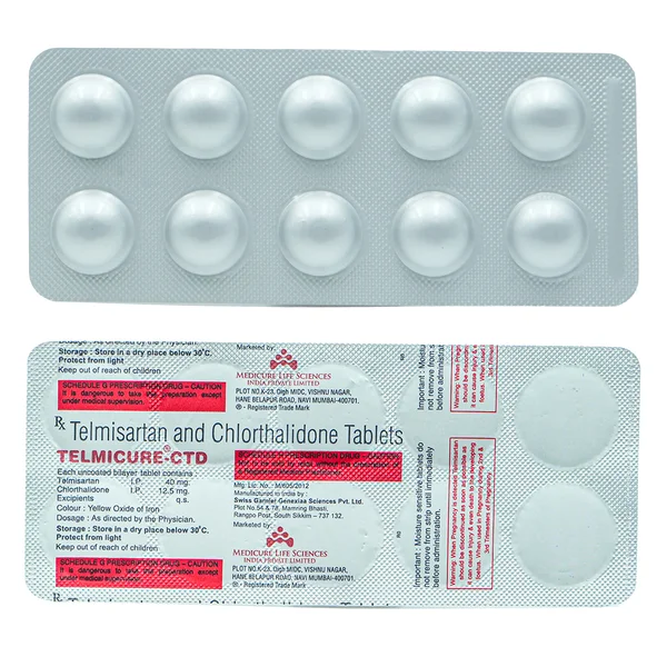 Telmicure-CTD Tablet 10's