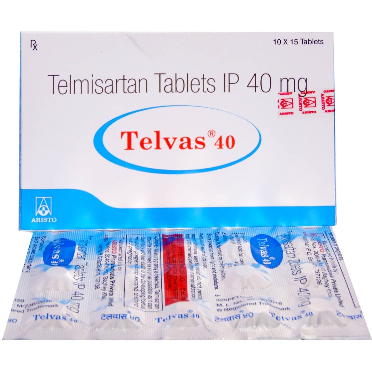 Telvas 40 Tablet 15's, Pack of 15 TABLETS Telvas 40 Tablet 15's, Pack of 15 TABLETS