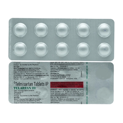 Telartan 20 mg Tablet 10's, Pack of 10 TABLETS