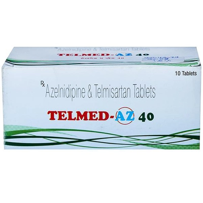 Telmed-AZ 40 Tablet 10's, Pack of 10 TABLETS