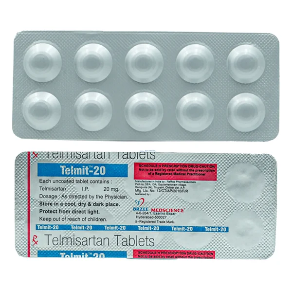 Telmit-20 Tablet 10's