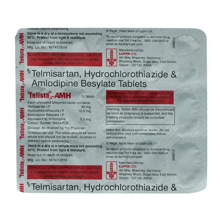 Telista AMH Tablet 15's