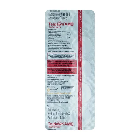 Teldawn AMH 40/12.5/5 Tablet 10's