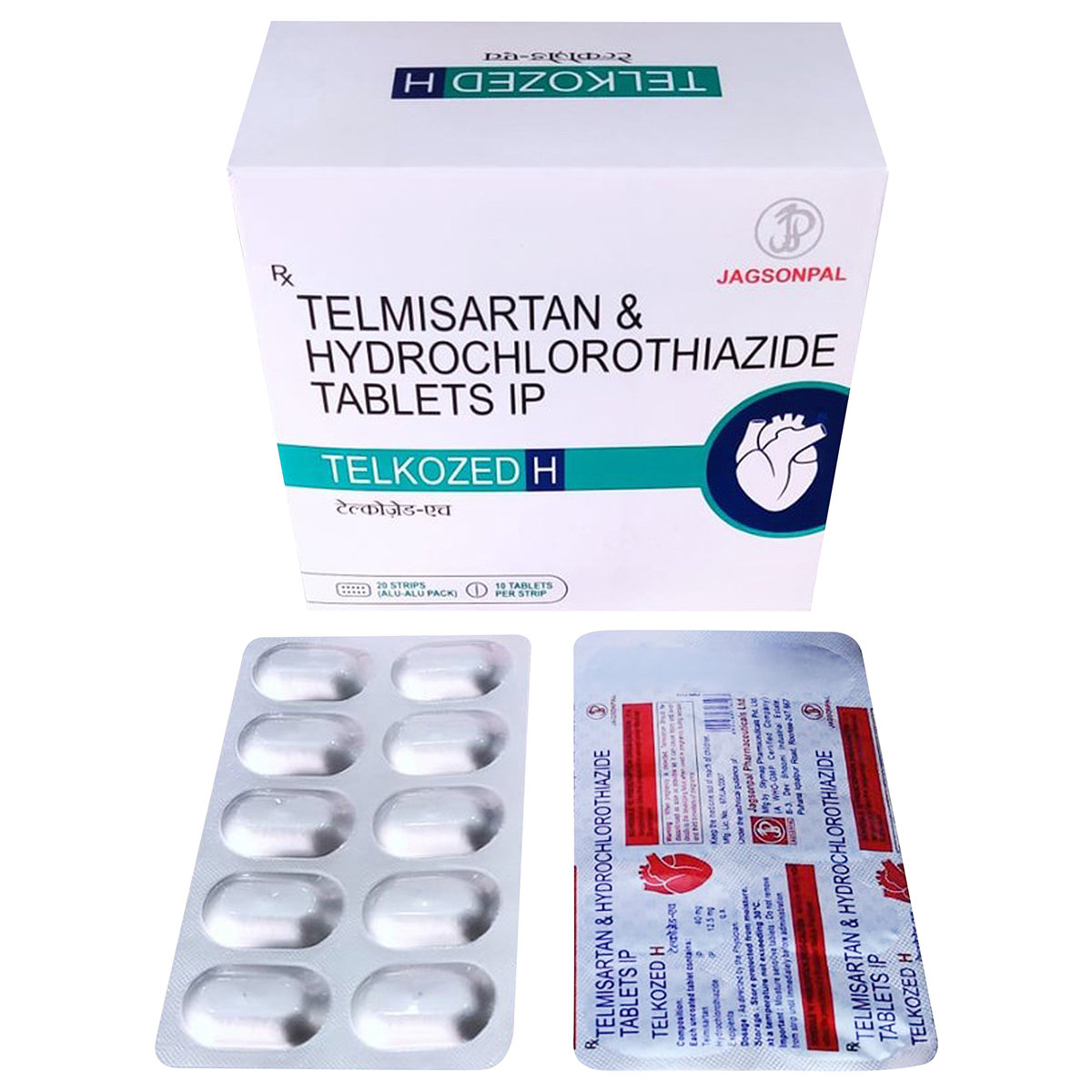 Telkozed H Tablet 10's, Pack of 10 Telkozed H Tablet 10's, Pack of 10