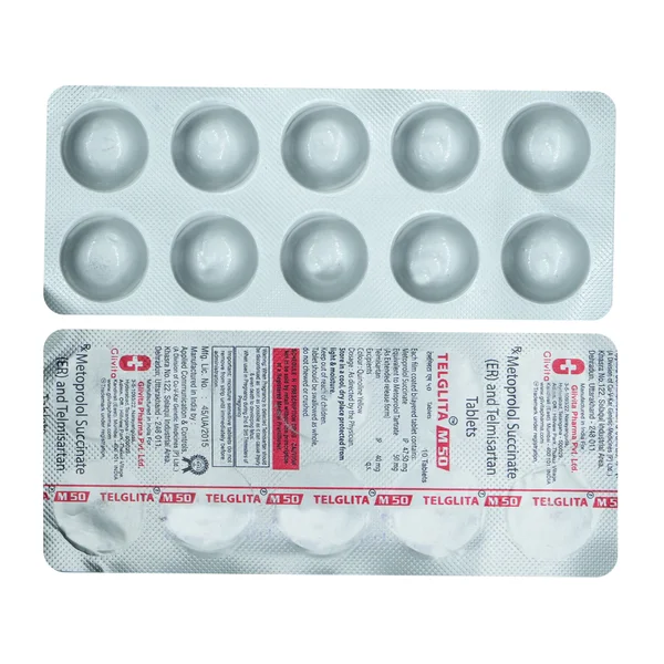 Telglita M 50 mg Tablet 10's, Pack of 10 TABLETS
