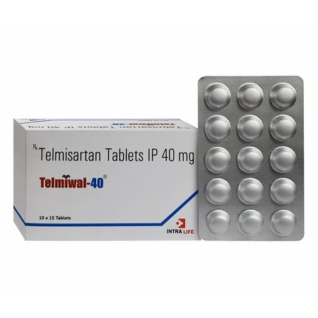 Telmiwal-40 Tablet 15's