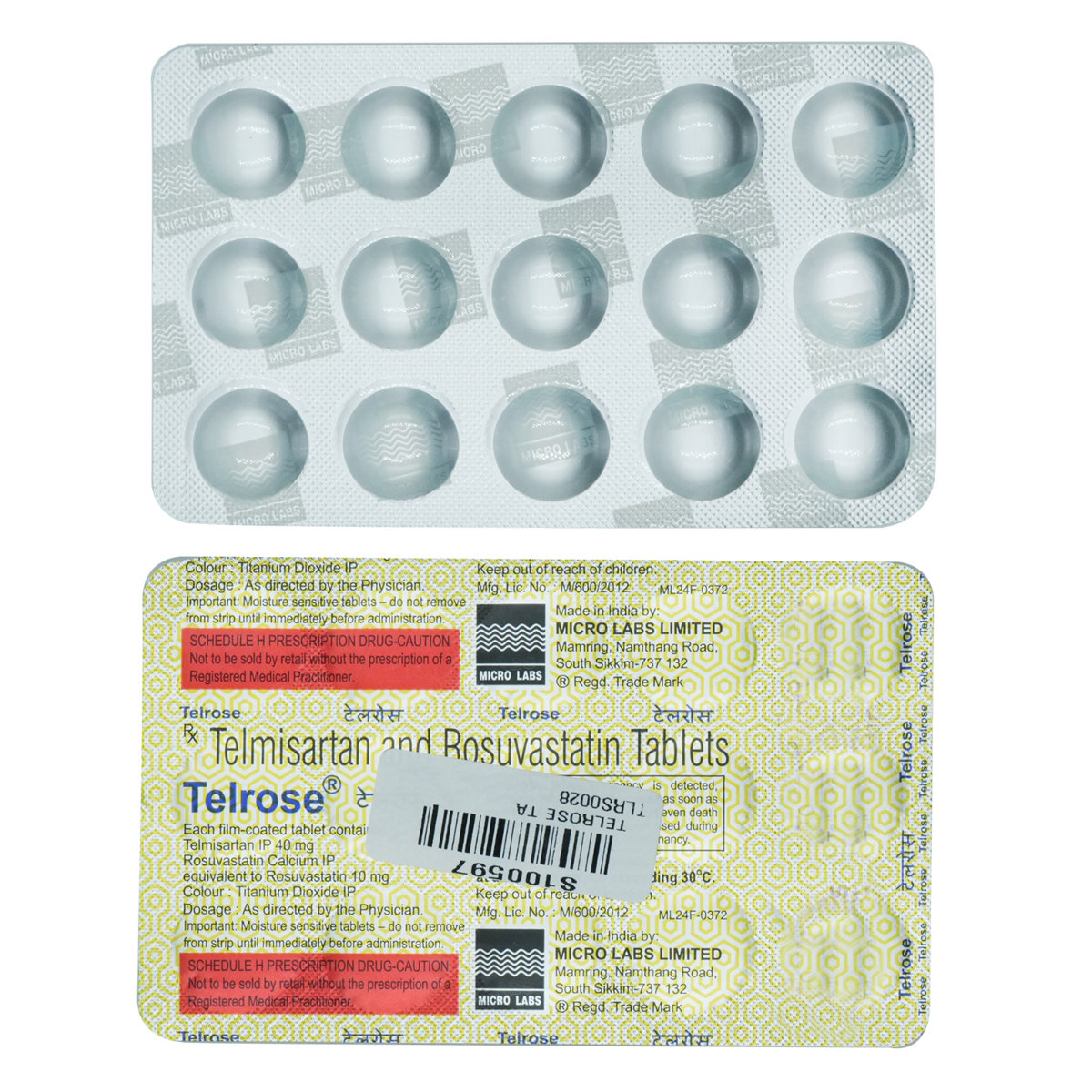 Telrose Tablet 15's, Pack of 15 Telrose Tablet 15's, Pack of 15