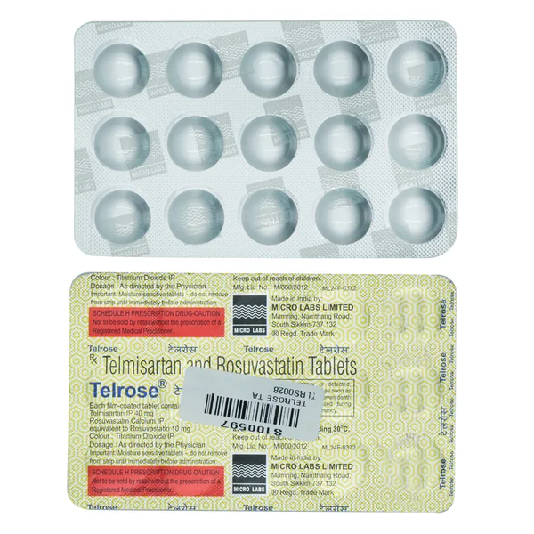 Telrose Tablet 15's, Pack of 15