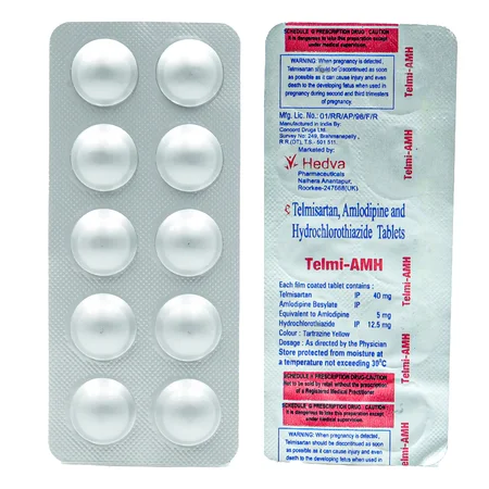 Telmi-AMH 40/5/12.5 Tablet 10's