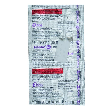 Teledoc 40 mg Tablet 15's