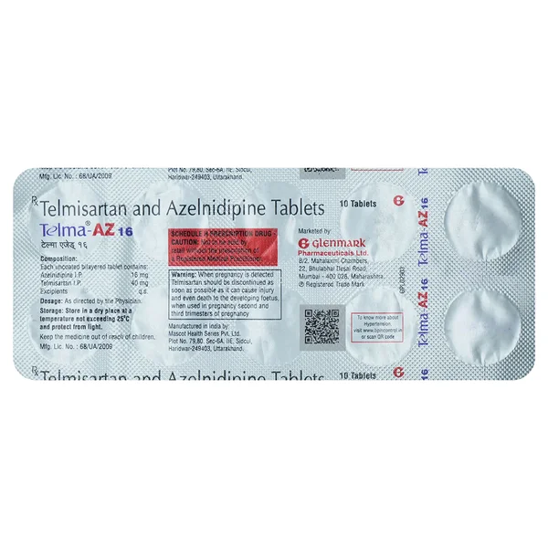 Telma-AZ 16 Tablet 10's
