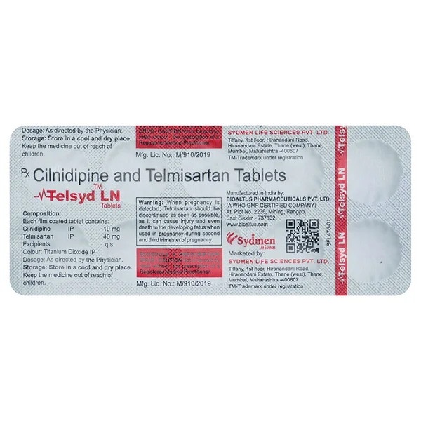 Telsyd LN Tablet 10's, Pack of 10 TabletS