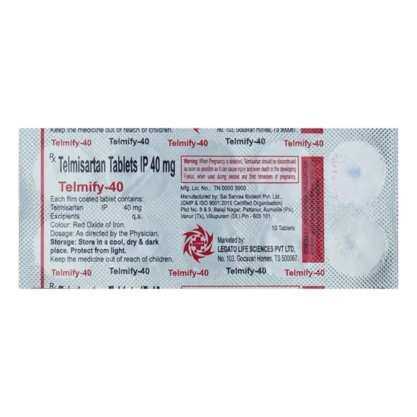 Telmify-40 Tablet 10's