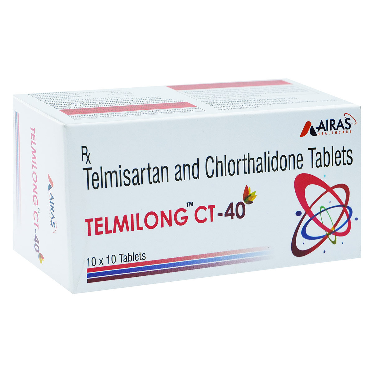 Telmilong CT-40 Tablet 10's, Pack of 10 TabletS Telmilong CT-40 Tablet 10's, Pack of 10 TabletS