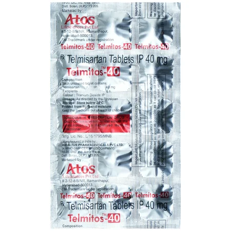 Telmitos-40 Tablet 15's