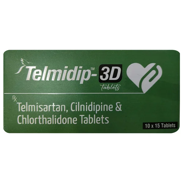 Telmidip-3D Tablet 15's, Pack of 15