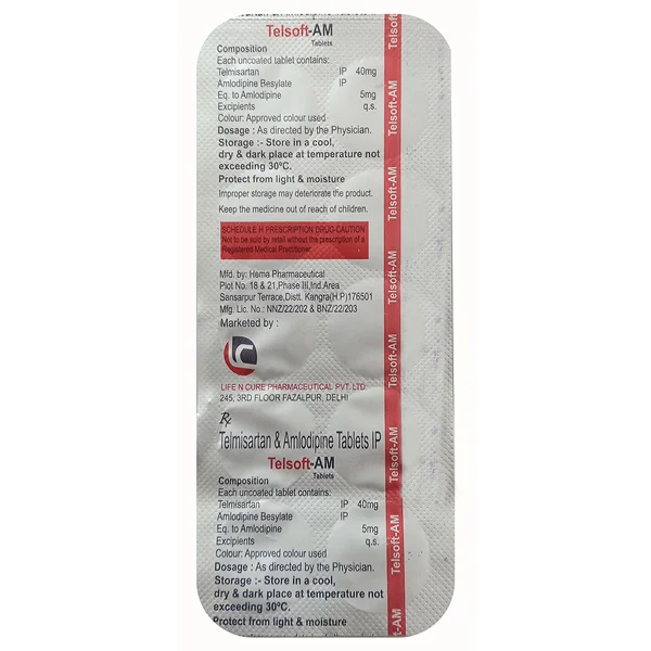 Telsoft-AM Tablet 10's