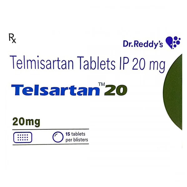 Telsartan 20 Tablet 15's, Pack of 15 TABLETS