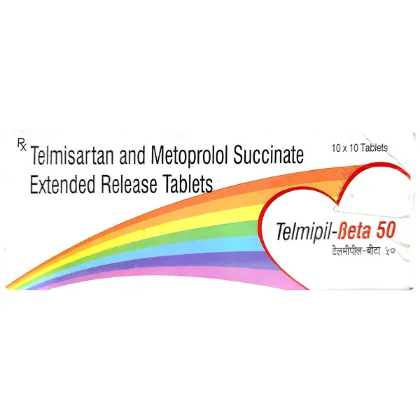 Telmipil-Beta 50 Tablet 10's