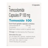 Temoside 100 Capsule 5's, Pack of 1 CAPSULE
