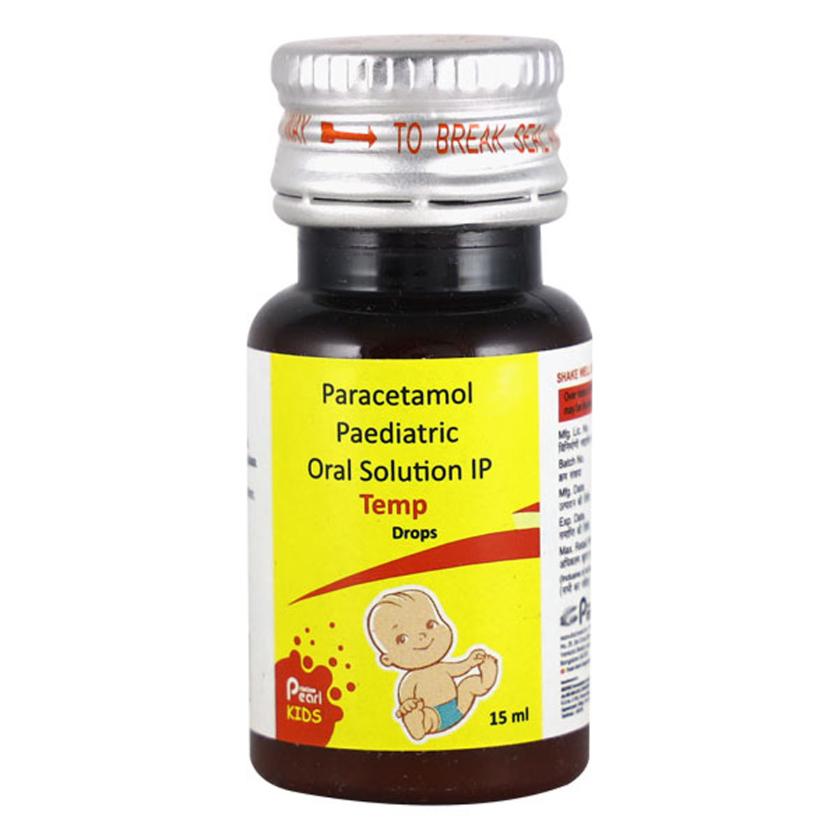 Temp 100 Paediatric Drops 15 ml, Pack of 1 DROPS Temp 100 Paediatric Drops 15 ml, Pack of 1 DROPS