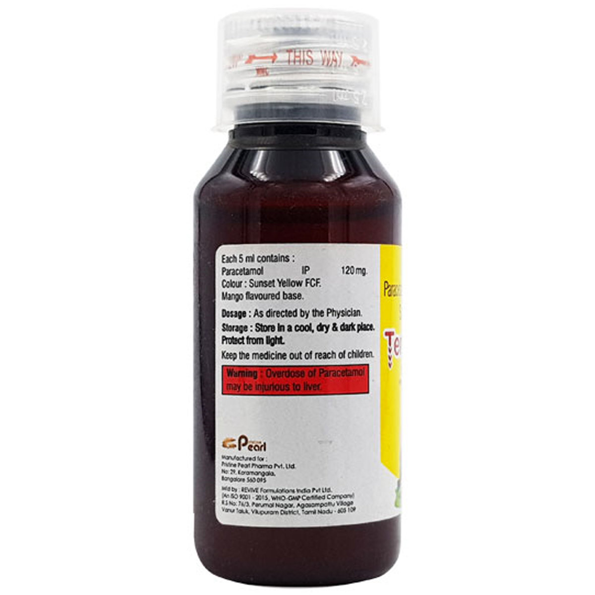 Temp 120 Mango Oral Suspension 60 ml, Pack of 1 ORAL SUSPENSION Temp 120 Mango Oral Suspension 60 ml, Pack of 1 ORAL SUSPENSION