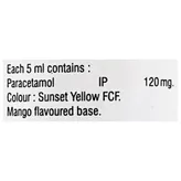 Temp 120 Mango Oral Suspension 60 ml, Pack of 1 ORAL SUSPENSION