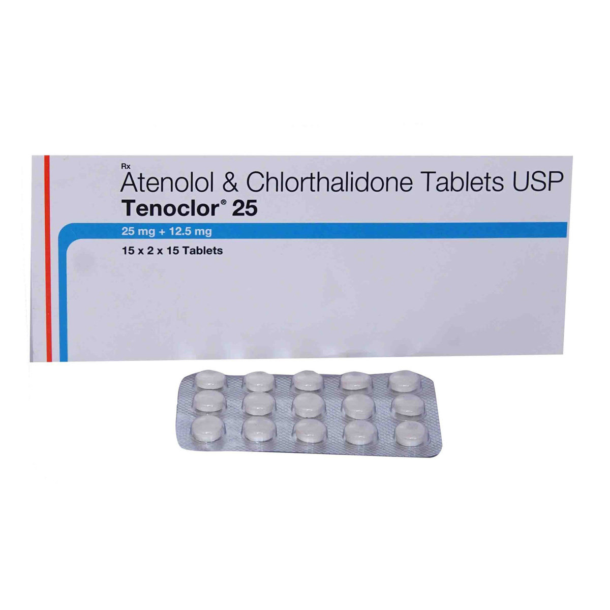 Tenoclor 25 Tablet 15's, Pack of 15 TABLETS Tenoclor 25 Tablet 15's, Pack of 15 TABLETS
