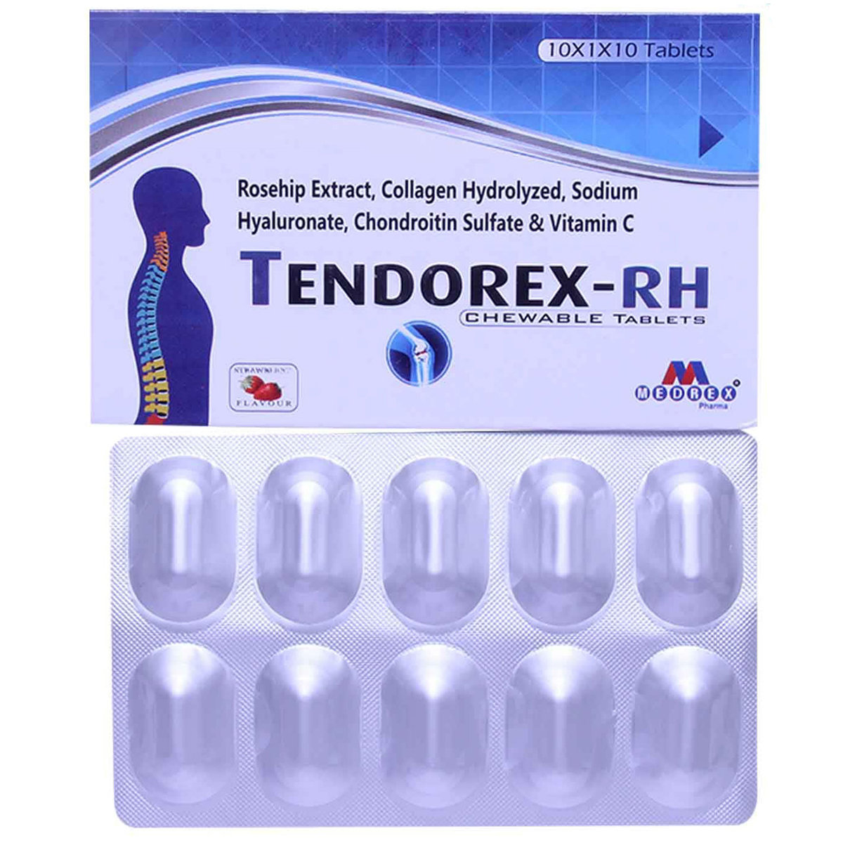 Tendorex RH Tablet 10's, Pack of 10 TabletS Tendorex RH Tablet 10's, Pack of 10 TabletS