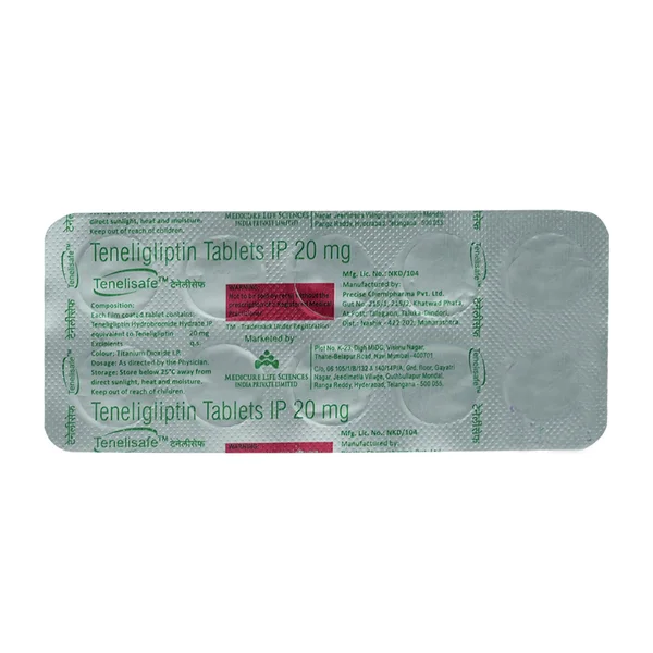 Tenelisafe 20 mg Tablet 10's