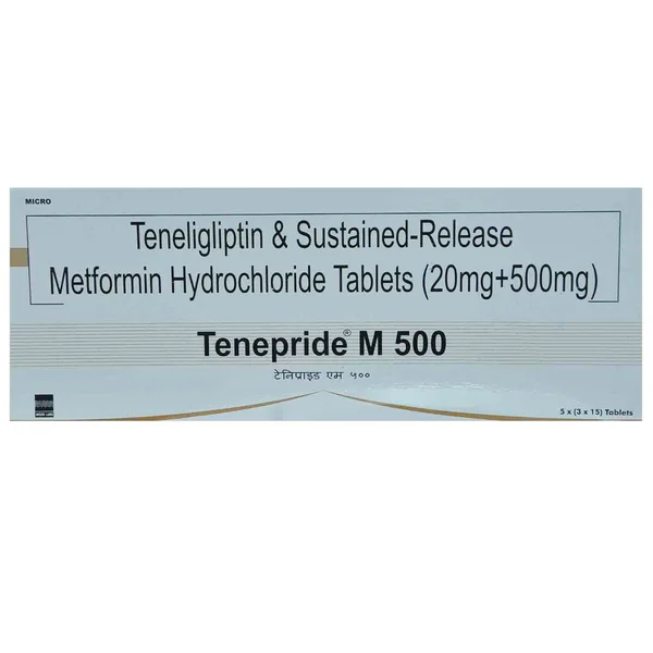 Tenepride M 500 Tablet 15's, Pack of 15 TABLETS