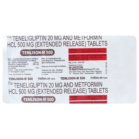 Tenlison-M 500 Tablet 10's