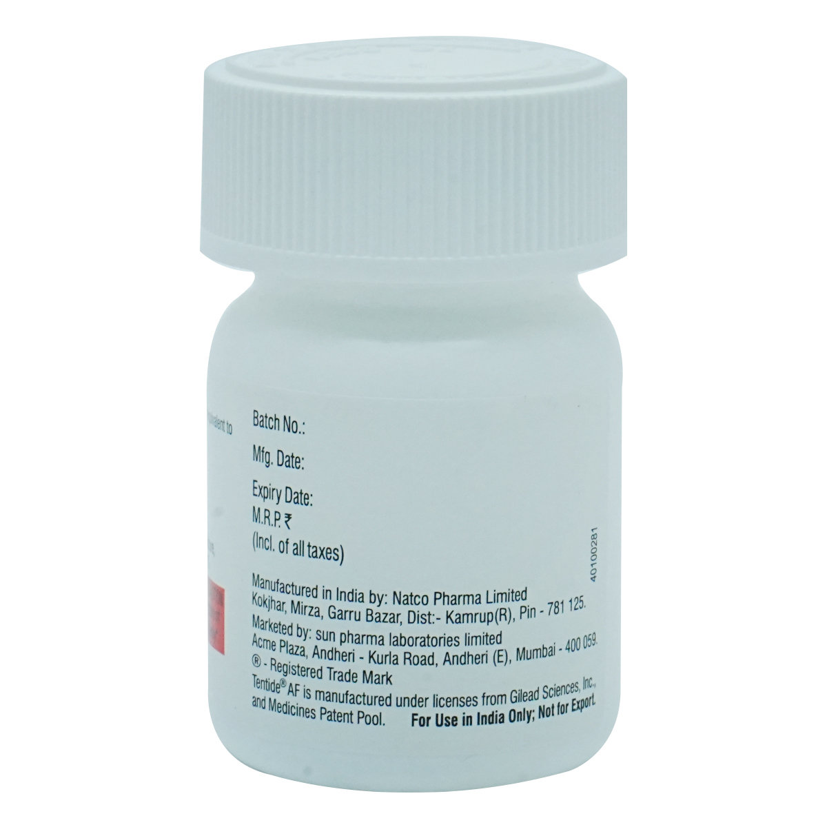 Tentide AF 25 Tablet 30's, Pack of 1 TABLET Tentide AF 25 Tablet 30's, Pack of 1 TABLET