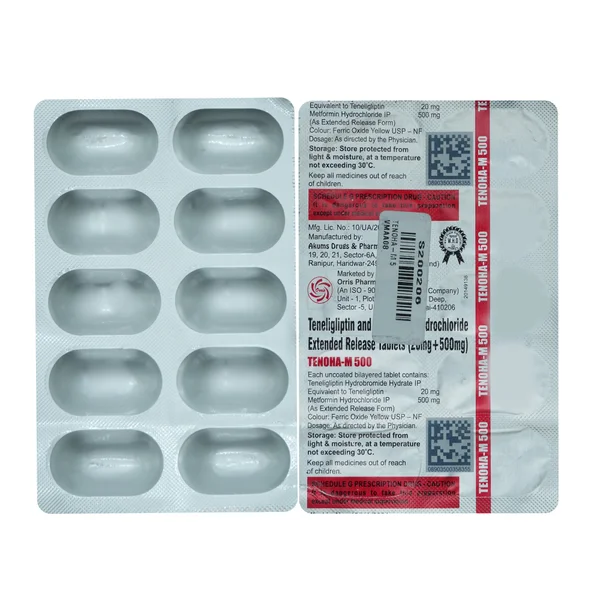Tenoha-M 500mg Tablet 10's