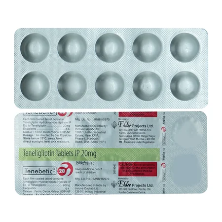 Tenebetic 20 mg Tablet 10's