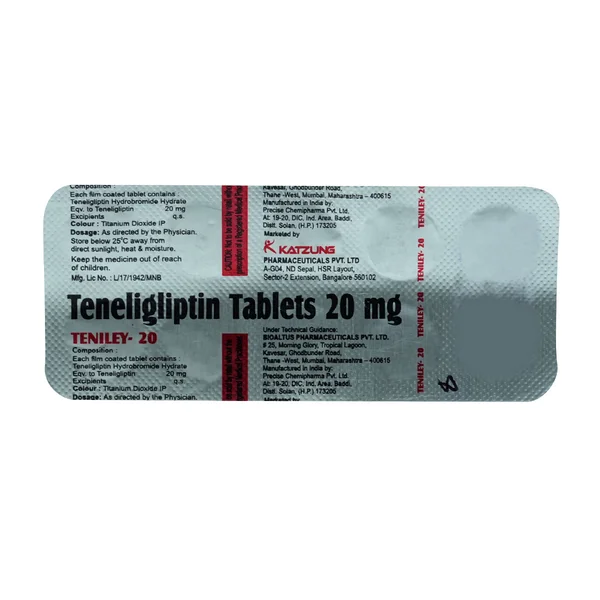 Teniley 20 mg Tablet 10's