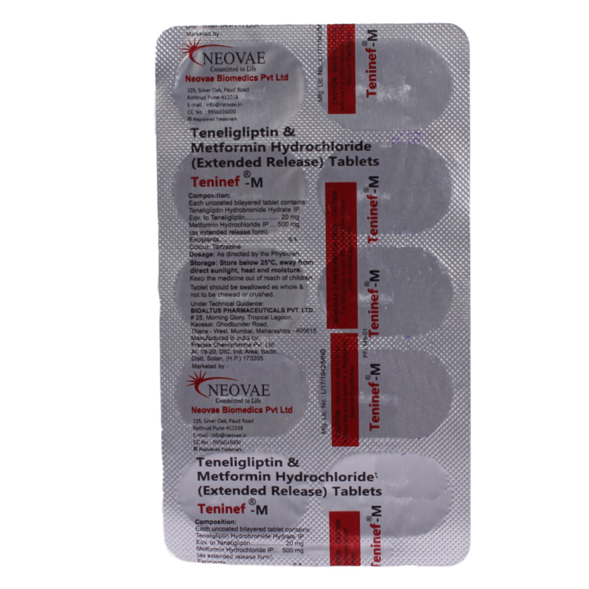 Teninef M Tablet 10's, Pack of 10 TABLETS Teninef M Tablet 10's, Pack of 10 TABLETS