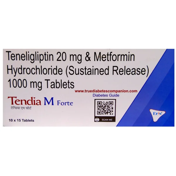 Tendia M Forte Tablet 15's, Pack of 15