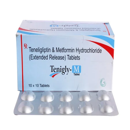 Tenigly-M 20 mg/500 mg Tablet 10's