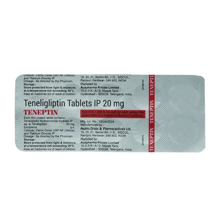 Teneptin 20 mg Tablet 10's
