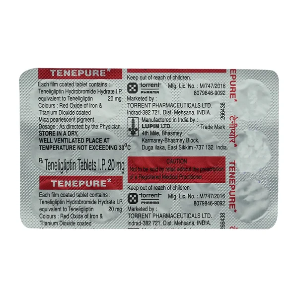 Tenepure-20 Tablet 15's