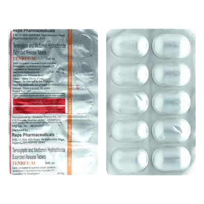 Tenree-M 20/500 Tablet 10's, Pack of 10 TABLETS