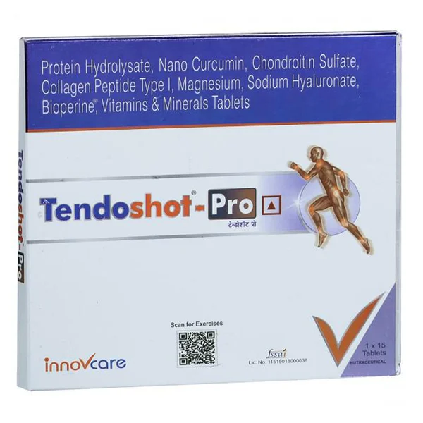 Tendoshot-Pro Tablet 15's, Pack of 15