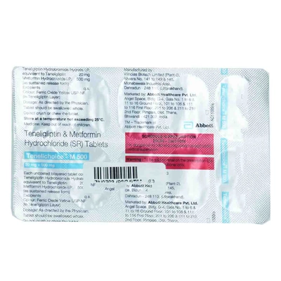 Tenelichoice-M 500 Tablet 10's, Pack of 10 TabletS