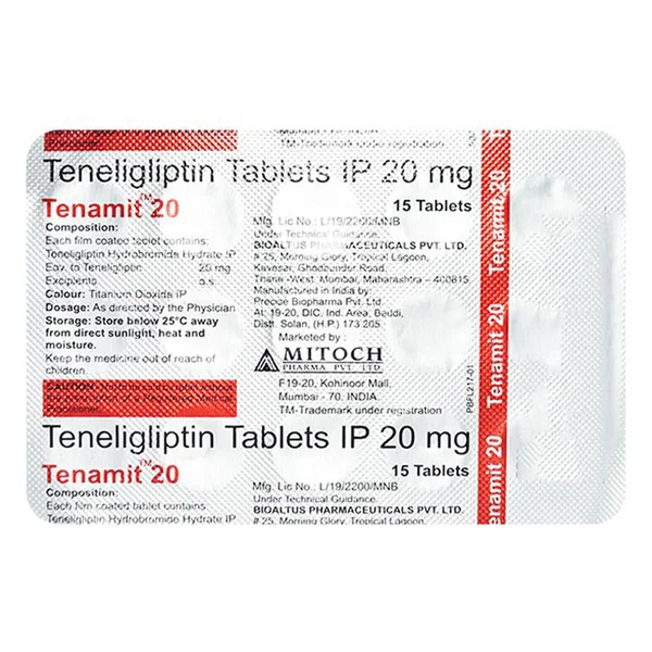 Tenamit 20 Tablet 15's