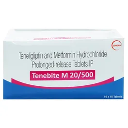Tenebite 20 Tenebite M 20 mg/500 mg Tablet 15's | Uses, Side Effects, Price ...