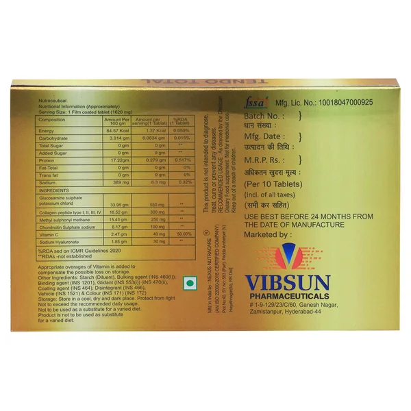 Tendo Total Tablet 10's