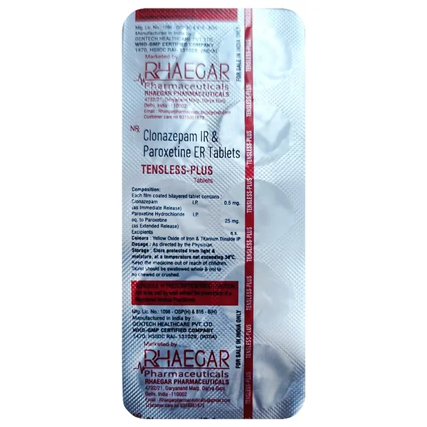 Tensless-Plus Tablet 10's