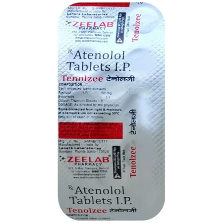 Tenolzee 50 mg Tablet 14's